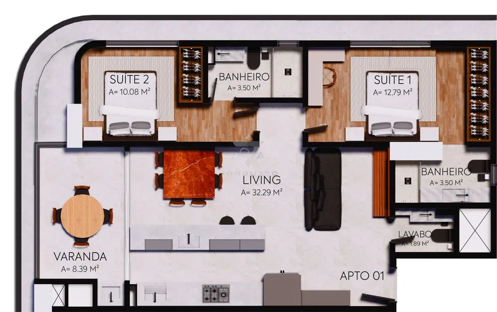 Apartamento, 2 quartos, 84 m² - Foto 16