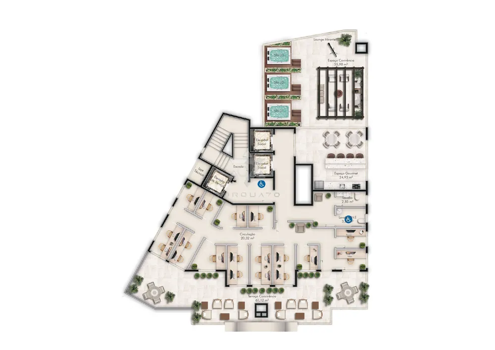 Apartamento, 3 quartos, 92 m² - Foto 28