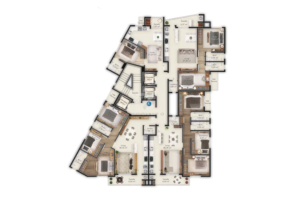 Apartamento, 3 quartos, 92 m² - Foto 25