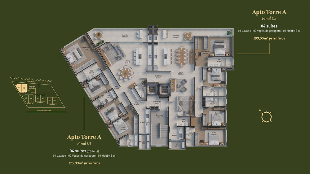 Apartamento, 4 quartos, 175 m² - Foto 11