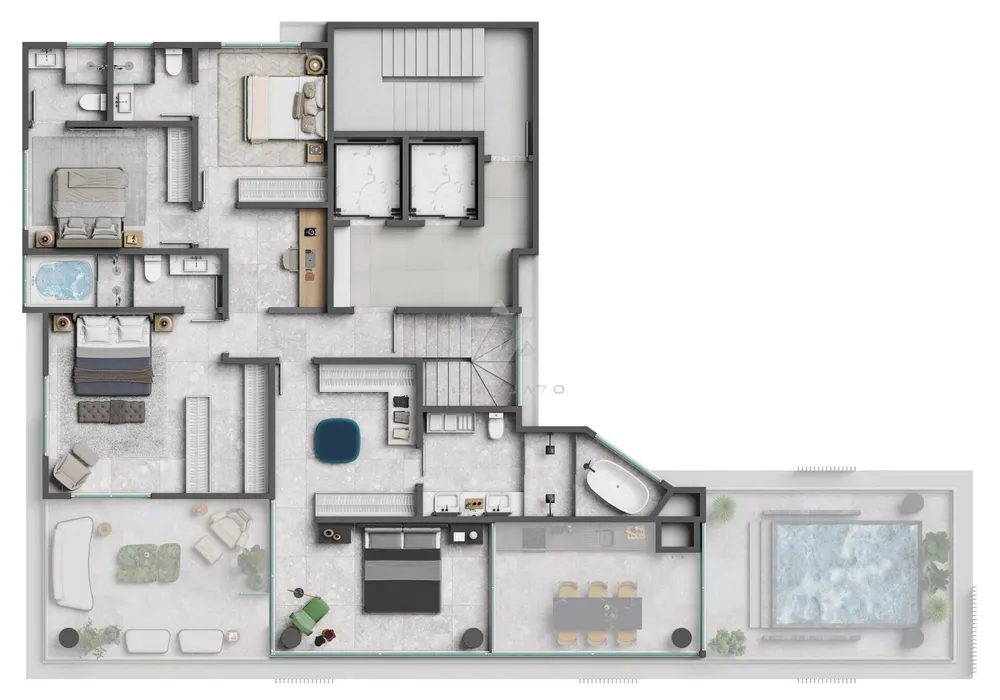 Apartamento, 4 quartos, 204 m² - Foto 27