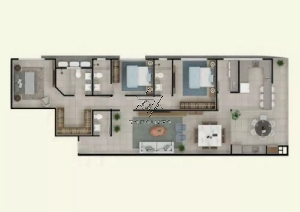 Apartamento, 3 quartos, 152 m² - Foto 4