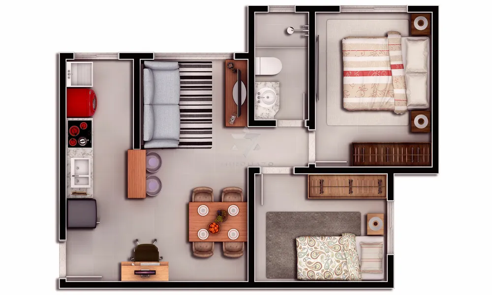 Apartamento, 2 quartos, 44 m² - Foto 25