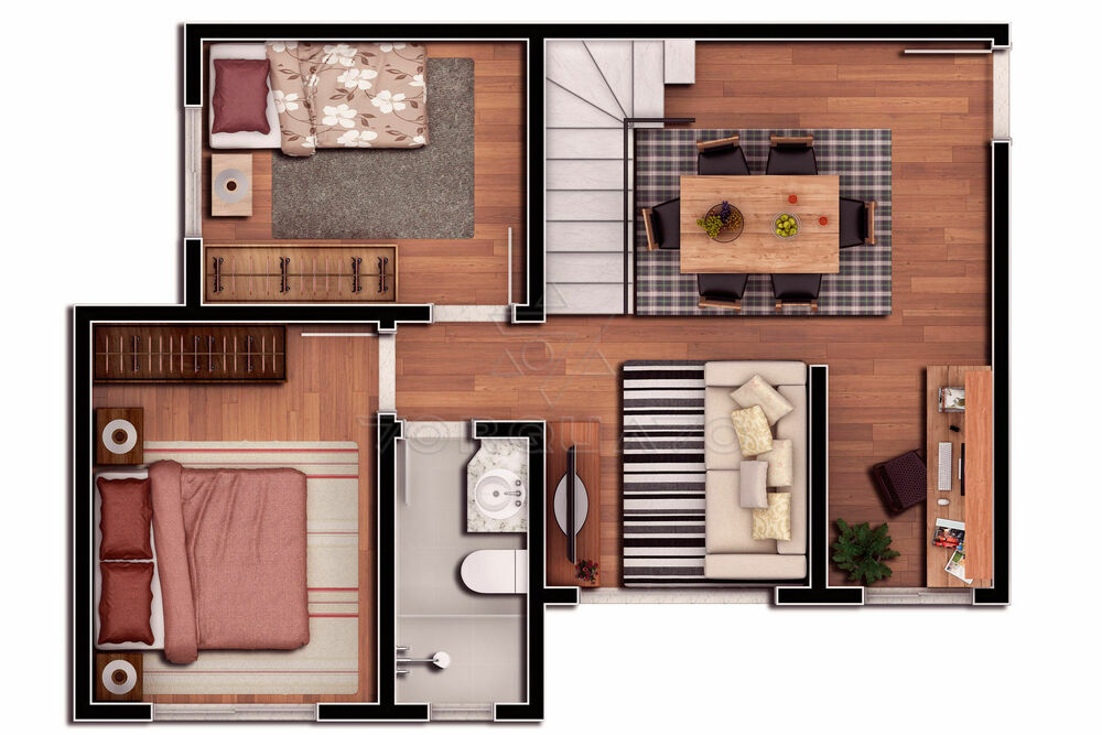 Apartamento, 2 quartos, 44 m² - Foto 7