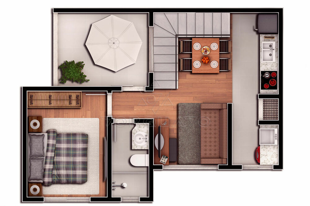 Apartamento, 2 quartos, 44 m² - Foto 5