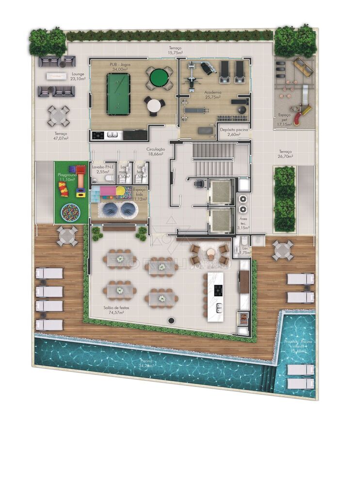 Apartamento, 3 quartos, 165 m² - Foto 3