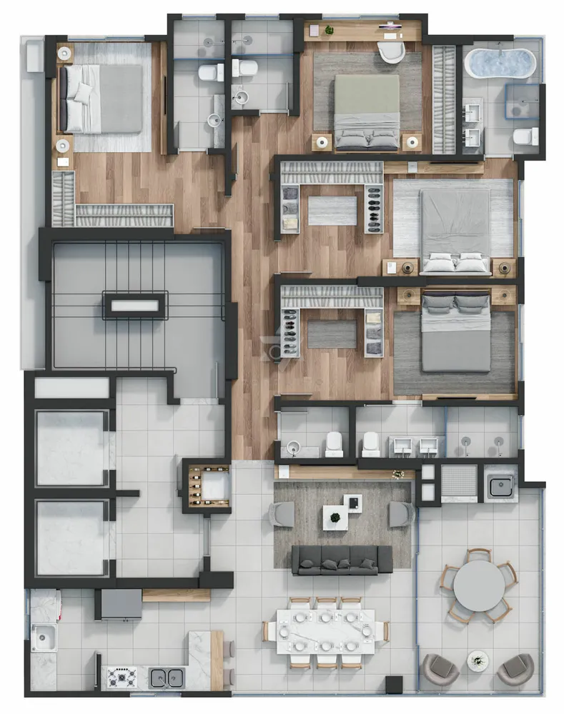 Apartamento, 4 quartos, 335 m² - Foto 23