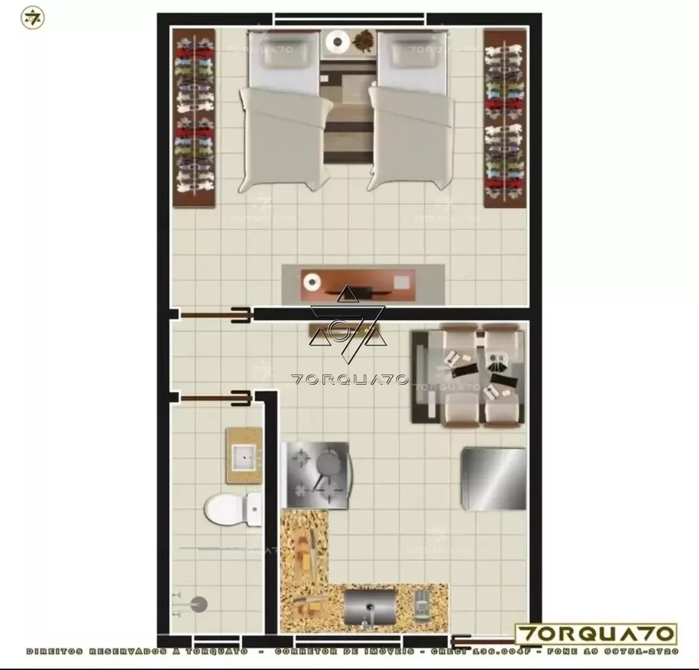 Apartamento, 1 quarto, 37 m² - Foto 8