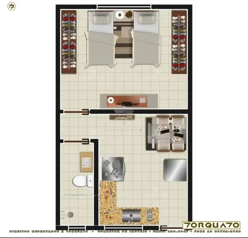 Apartamento, 1 quarto, 37 m² - Foto 14