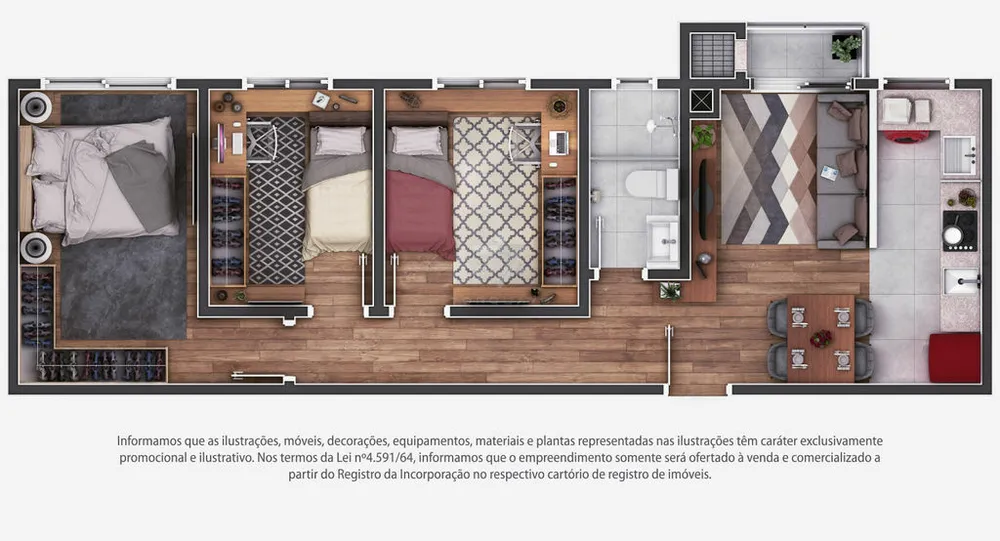 Apartamento, 2 quartos, 45 m² - Foto 26