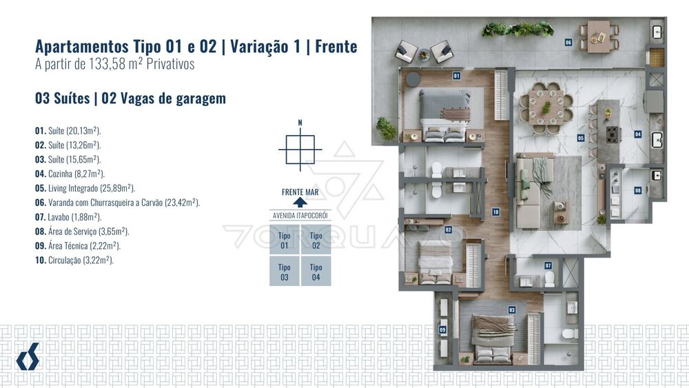 Apartamento, 3 quartos, 120 m² - Foto 17