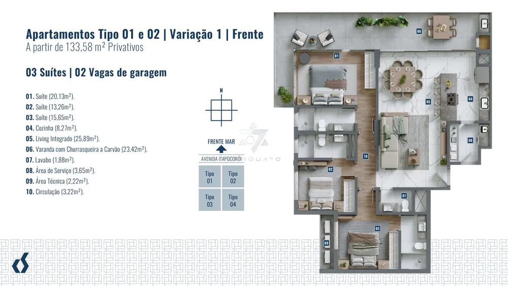 Apartamento, 3 quartos, 120 m² - Foto 10