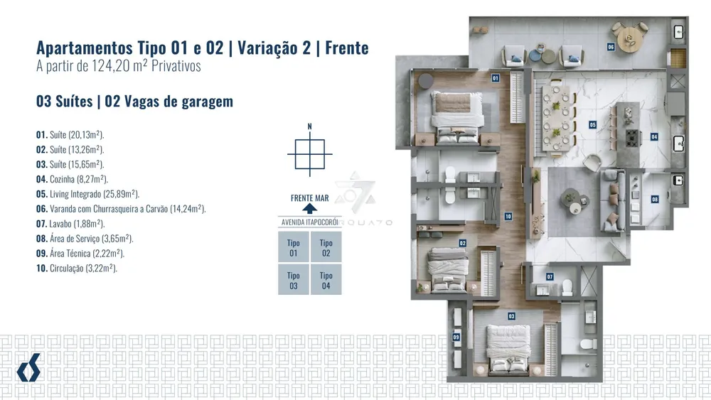 Apartamento, 3 quartos, 120 m² - Foto 25