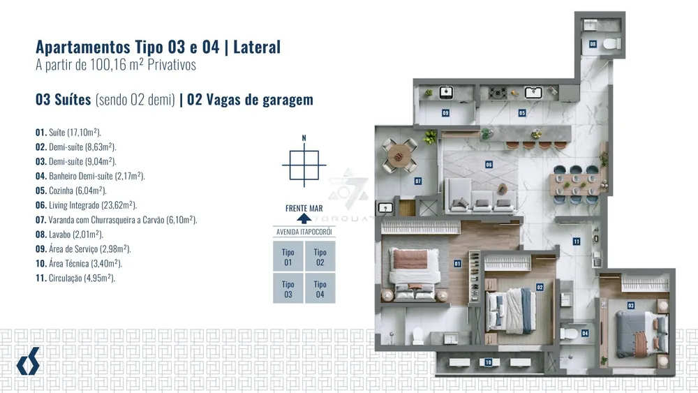 Apartamento, 3 quartos, 120 m² - Foto 26