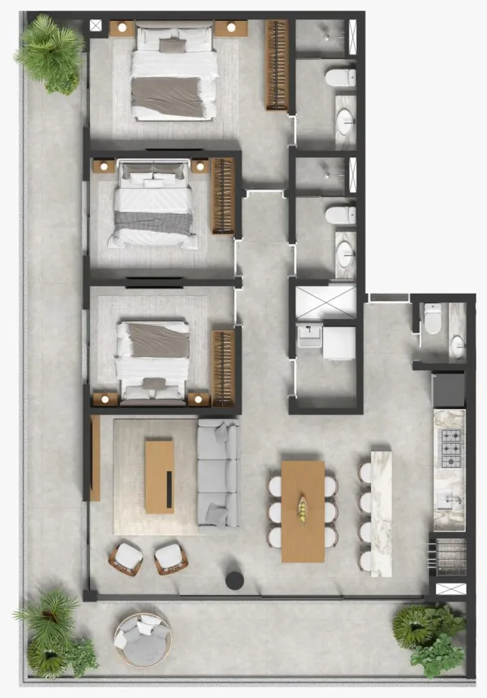 Apartamento, 3 quartos, 125 m² - Foto 4