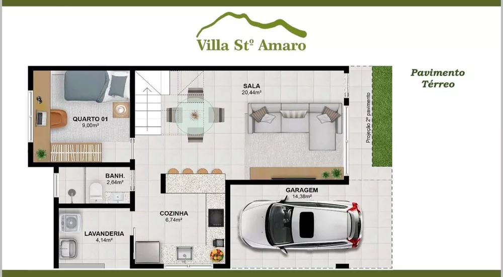 Casa de Condomínio, 3 quartos - Foto 38