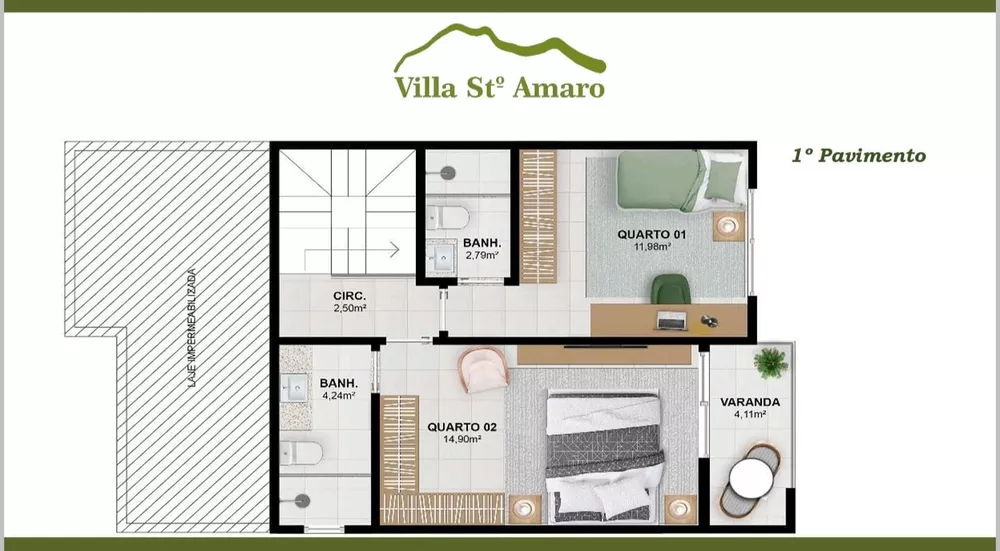 Casa de Condomínio, 3 quartos - Foto 36