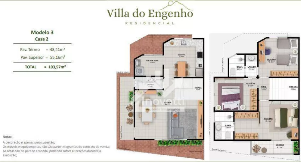 Casa de Condomínio, 3 quartos - Foto 36
