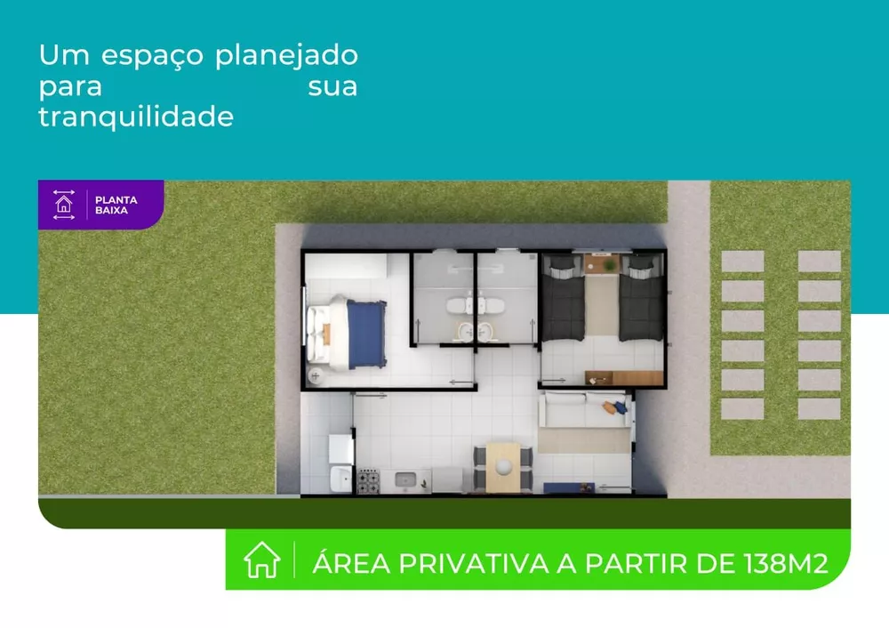 Casa de Condomínio, 2 quartos - Foto 26