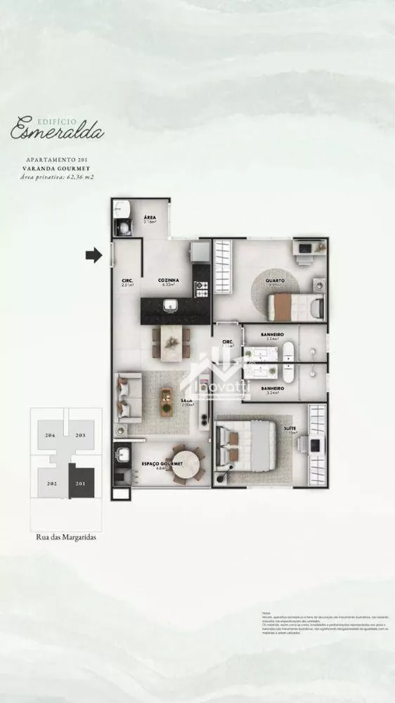 Apartamento, 2 quartos, 62 m² - Foto 34