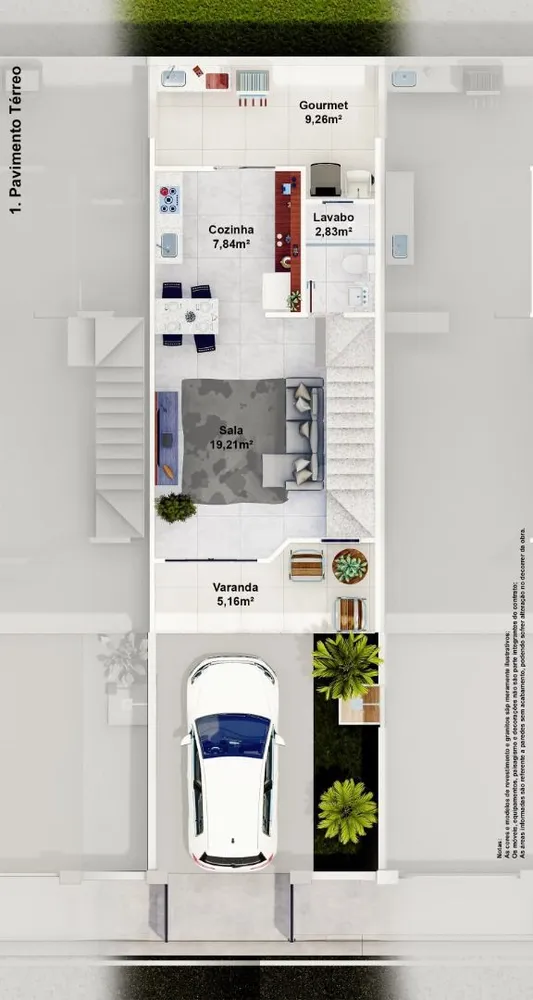 Casa, 2 quartos, 88 m² - Foto 23