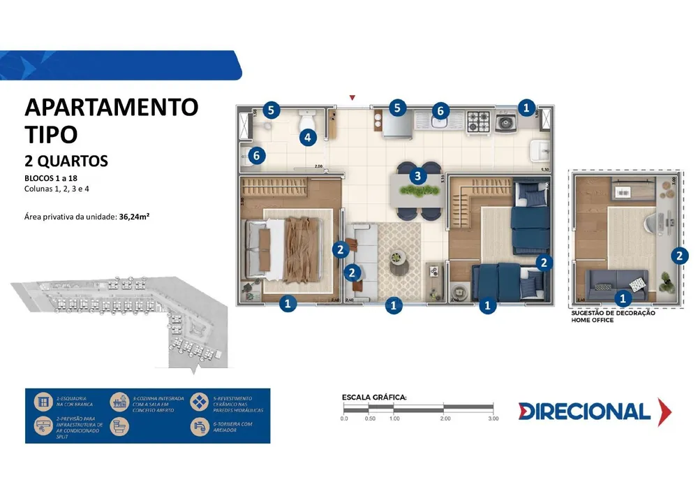 Apartamento, 2 quartos, 36 m² - Foto 23