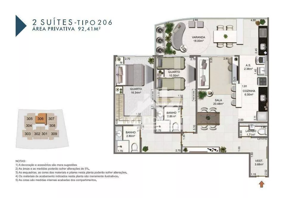 Apartamento, 2 quartos, 92 m² - Foto 14