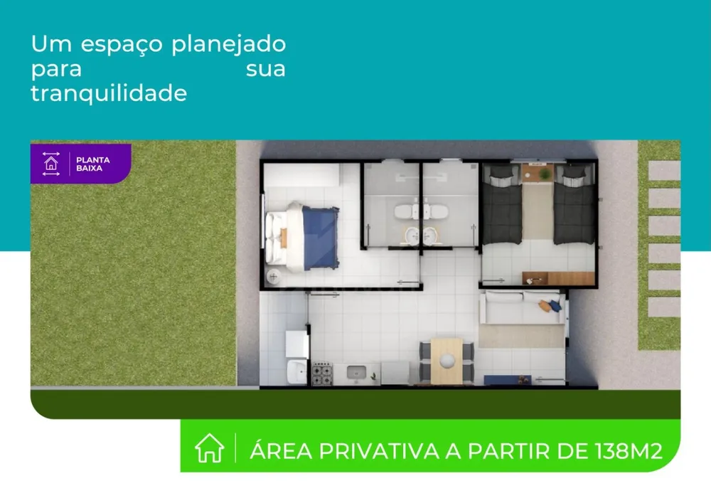 Casa de Condomínio, 2 quartos - Foto 47