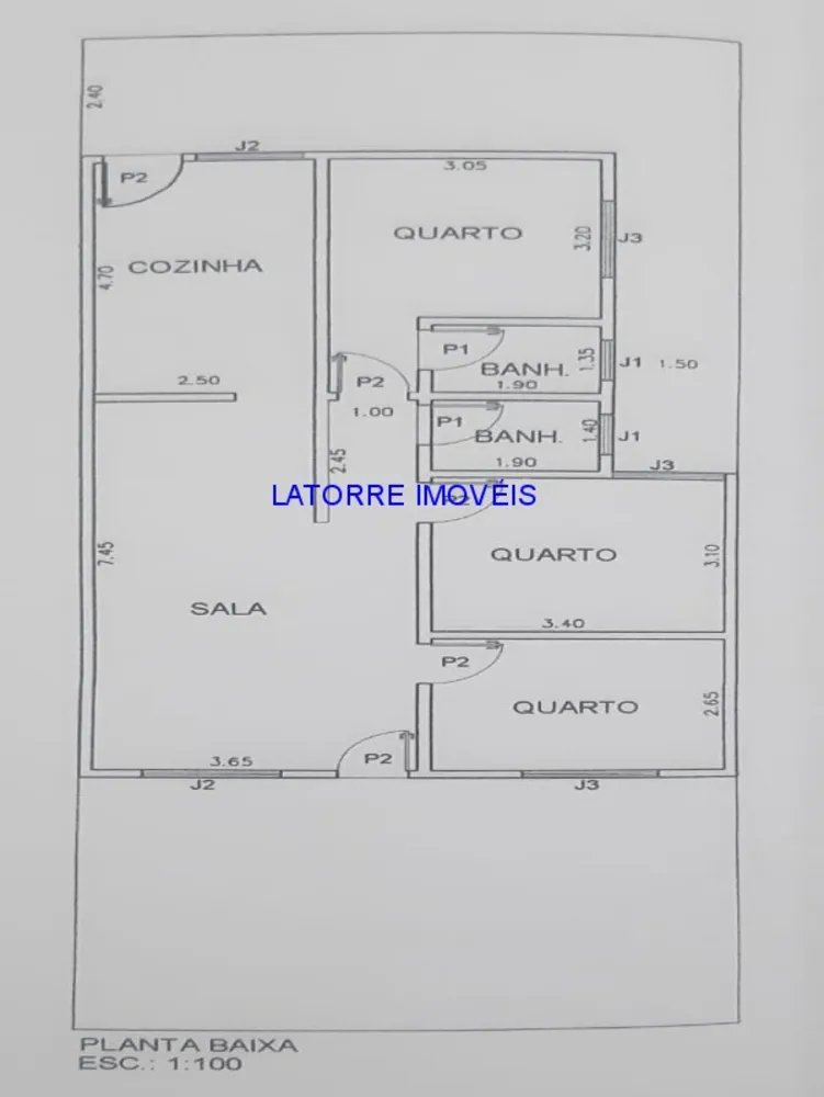 Casa, 3 quartos, 150 m² - Foto 1