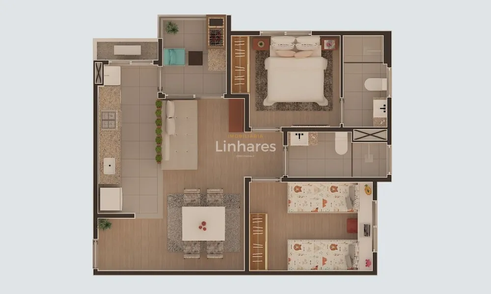 Apartamento, 2 quartos, 53 m² - Foto 10