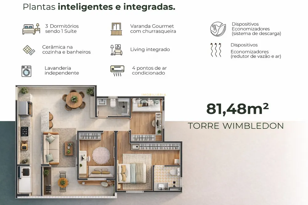 Apartamento, 3 quartos, 81 m² - Foto 3