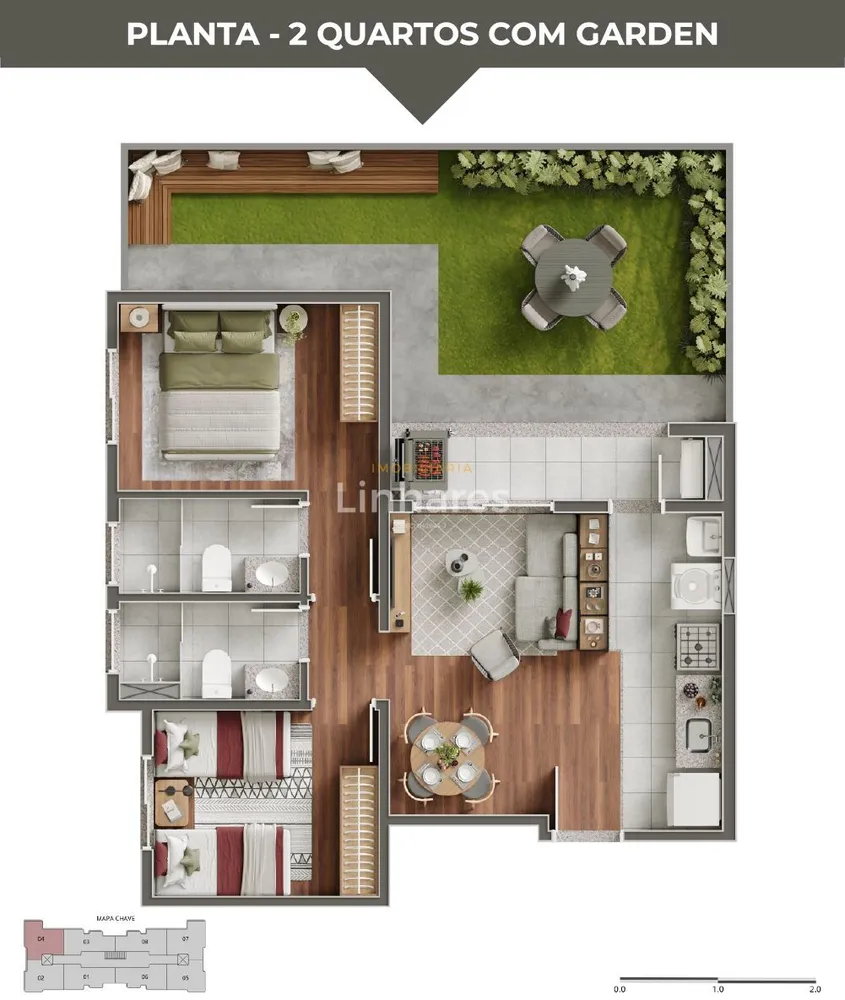 Apartamento, 2 quartos, 51 m² - Foto 8