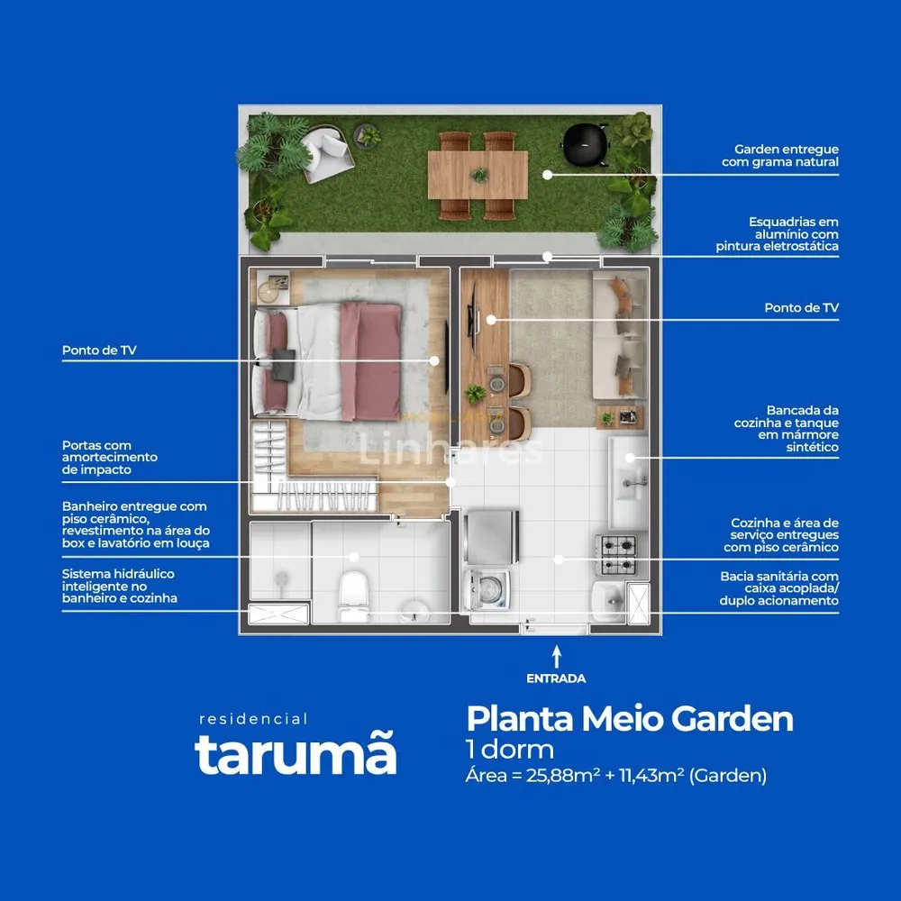 Apartamento, 2 quartos, 37 m² - Foto 12