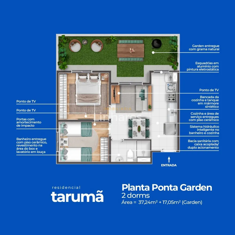 Apartamento, 2 quartos, 37 m² - Foto 13