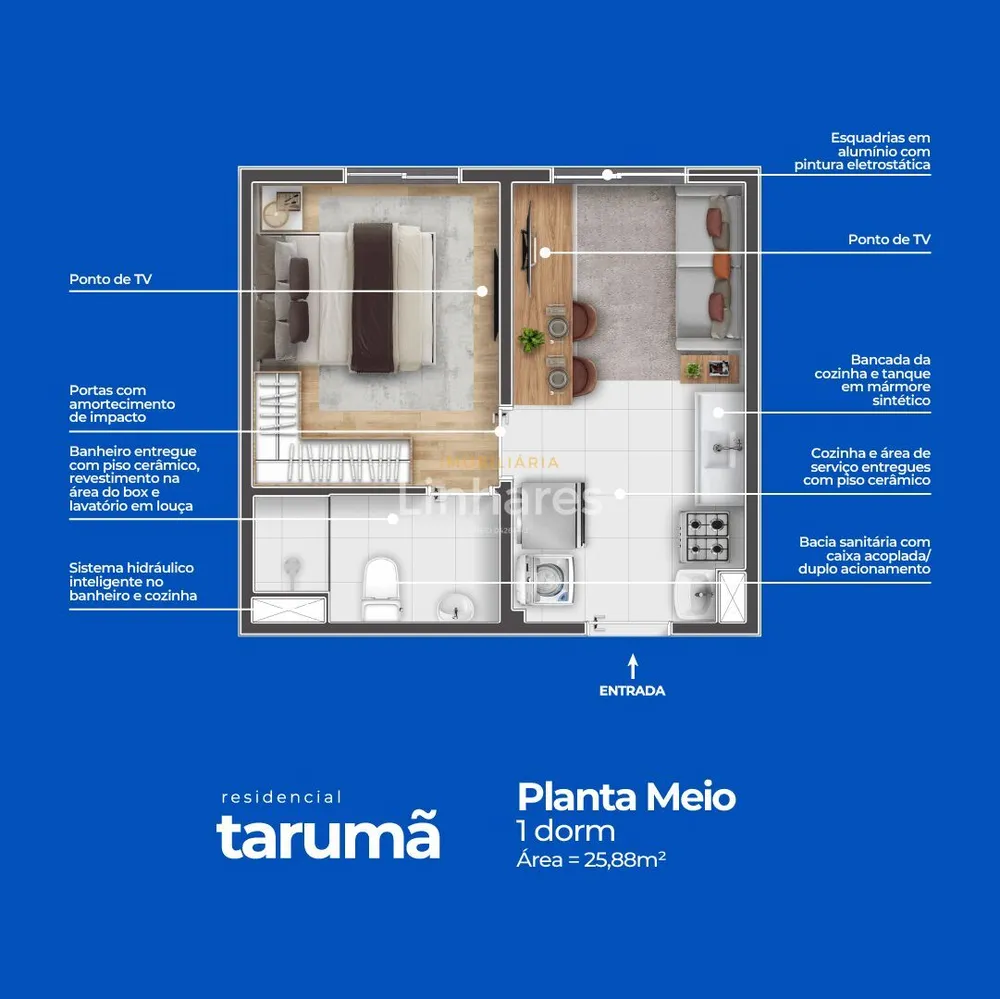 Apartamento, 2 quartos, 37 m² - Foto 10
