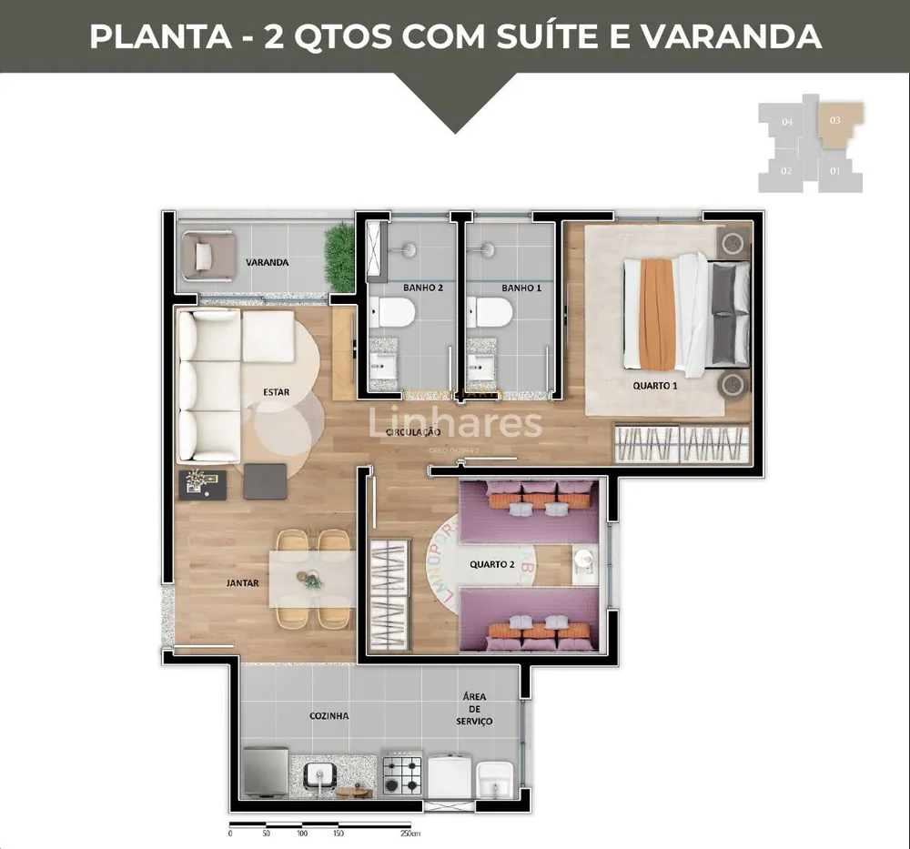 Apartamento, 2 quartos, 54 m² - Foto 20