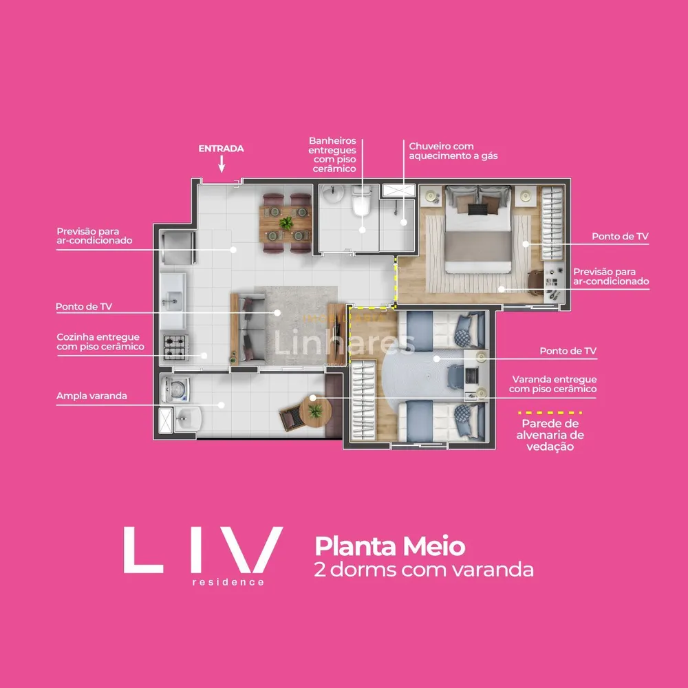 Apartamento, 2 quartos, 44 m² - Foto 8