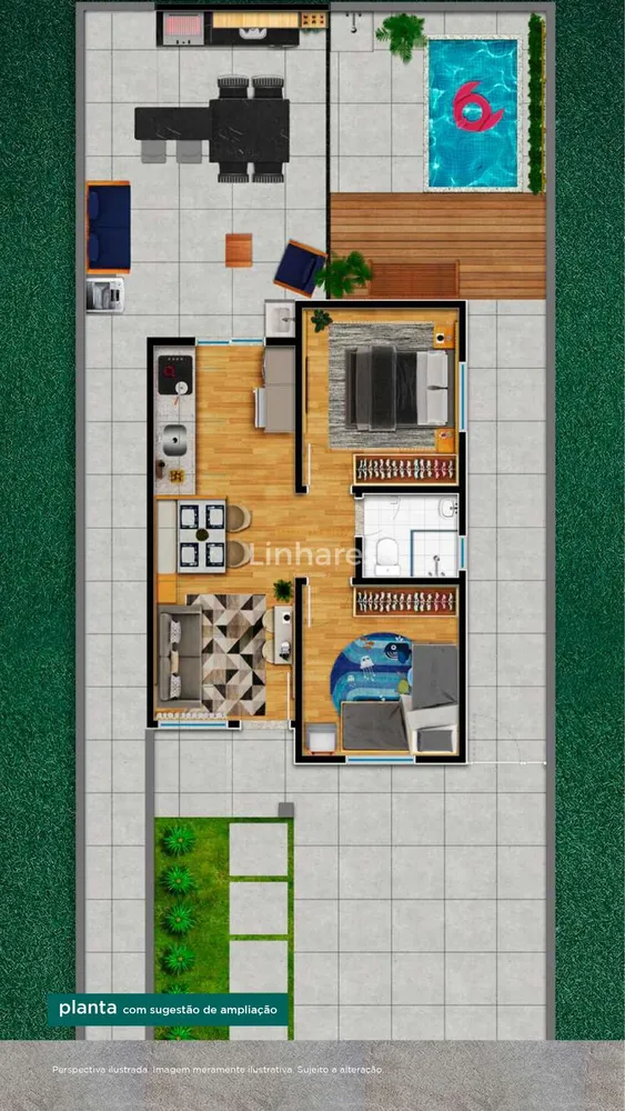Casa, 2 quartos, 42 m² - Foto 14