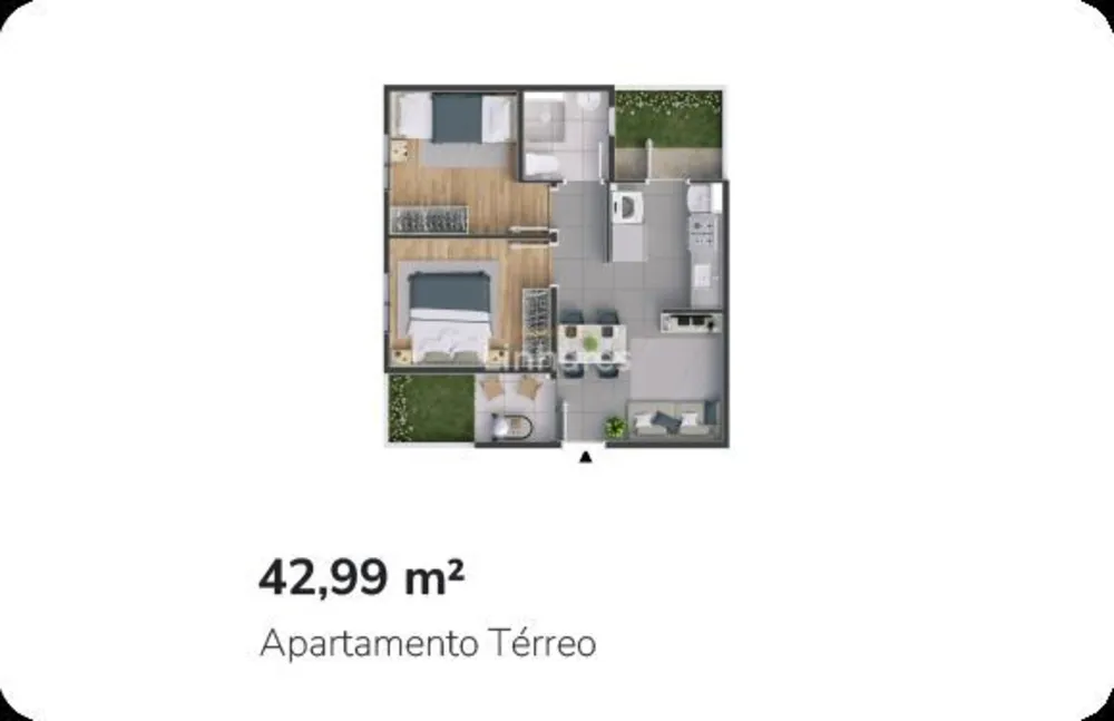 Apartamento, 2 quartos, 42 m² - Foto 11