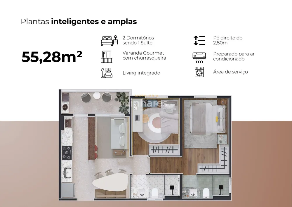 Apartamento, 2 quartos, 55 m² - Foto 18