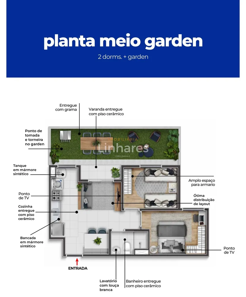 Apartamento, 2 quartos, 41 m² - Foto 7