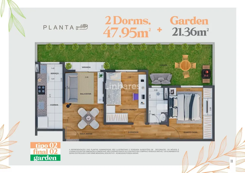Apartamento, 2 quartos, 47 m² - Foto 8