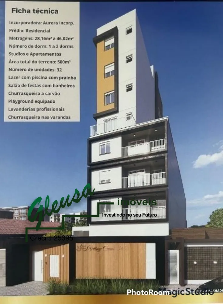 Apartamento, 1 quarto, 28 m² - Foto 2