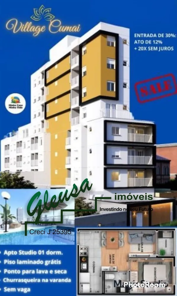 Apartamento, 1 quarto, 28 m² - Foto 3
