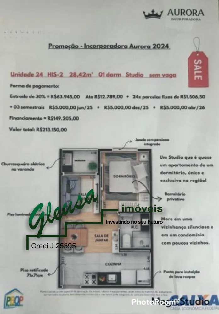 Apartamento, 1 quarto, 28 m² - Foto 5