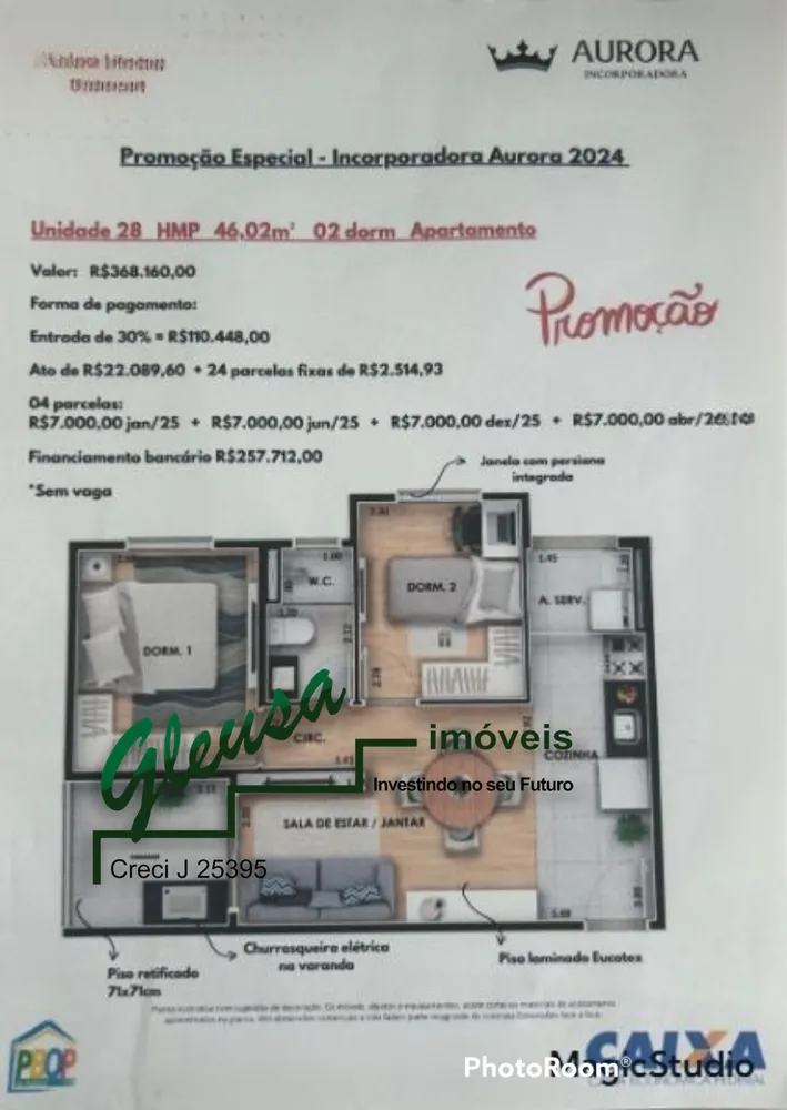 Apartamento, 1 quarto, 28 m² - Foto 6