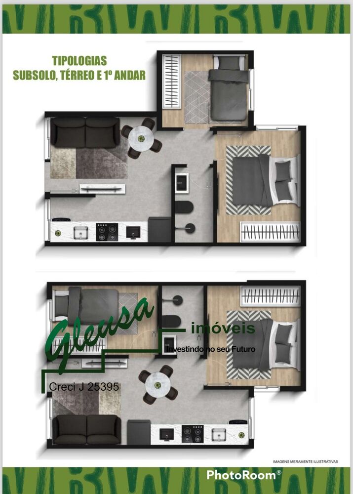 Apartamento, 2 quartos, 34 m² - Foto 3