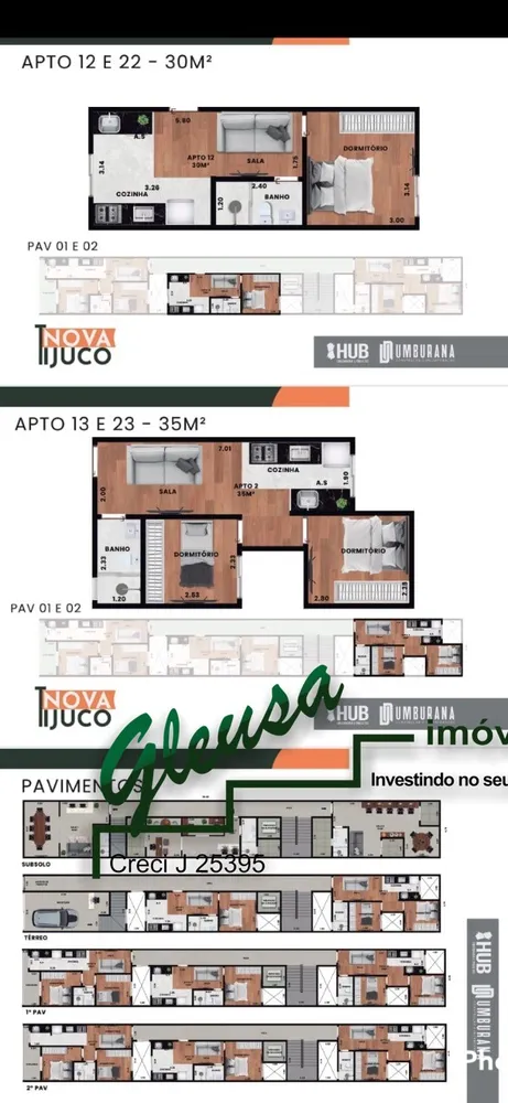 Apartamento, 2 quartos, 35 m² - Foto 5