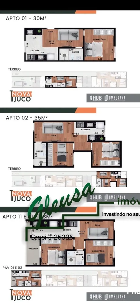 Apartamento, 2 quartos, 35 m² - Foto 4