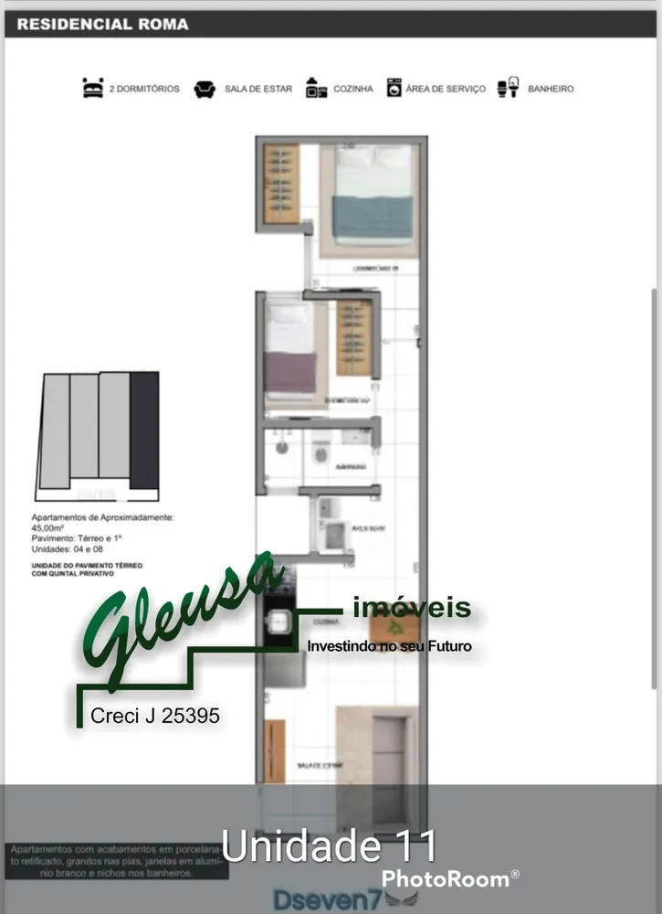 Apartamento, 2 quartos, 40 m² - Foto 11